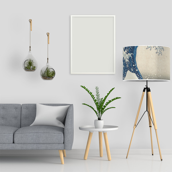 Great Wave off Kanagawa 16" Drum Lampshade - LIFESTYLE