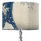 Great Wave off Kanagawa 16" Drum Lampshade - ON STAND (Fabric)