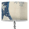 Great Wave off Kanagawa 16" Drum Lampshade - ON STAND (Poly Film)