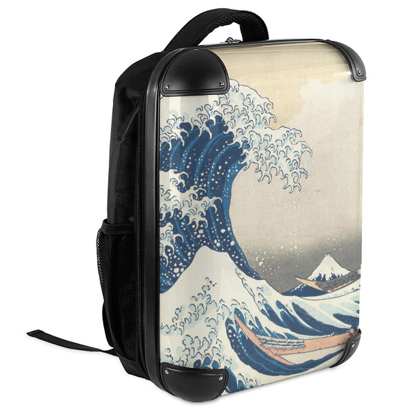 Great Wave off Kanagawa 18" Hard Shell Backpacks - ANGLED VIEW