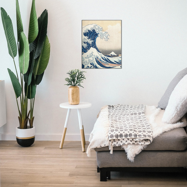 Great Wave off Kanagawa 20x24 Wood Print - In Context