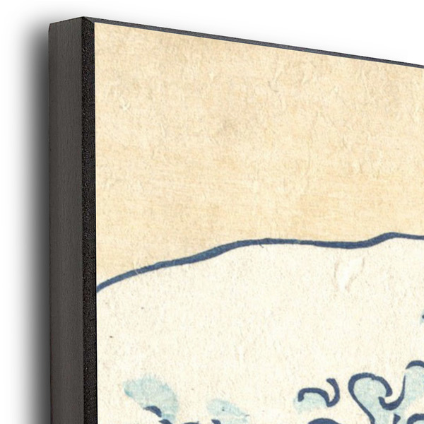 Great Wave off Kanagawa 20x30 Wood Print - Closeup