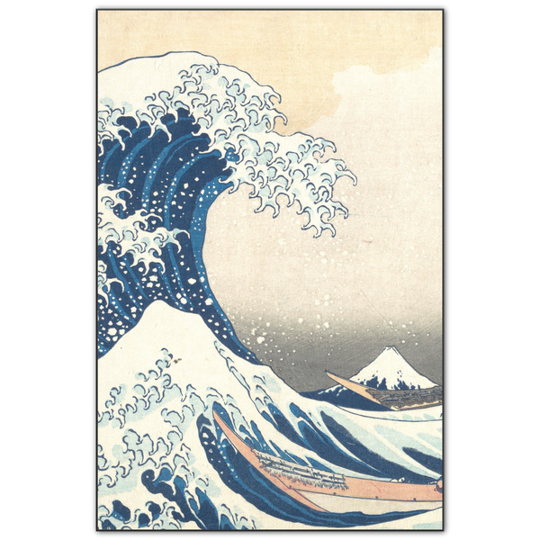 Custom Great Wave off Kanagawa Wood Print - 20x30