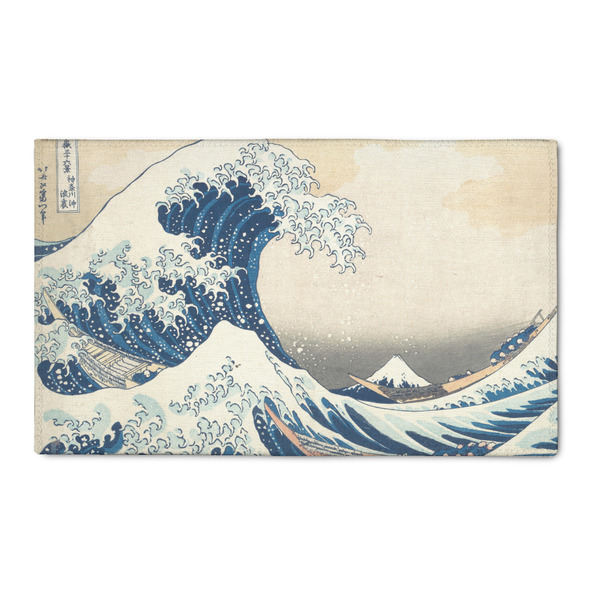 Custom Great Wave off Kanagawa 3' x 5' Indoor Area Rug