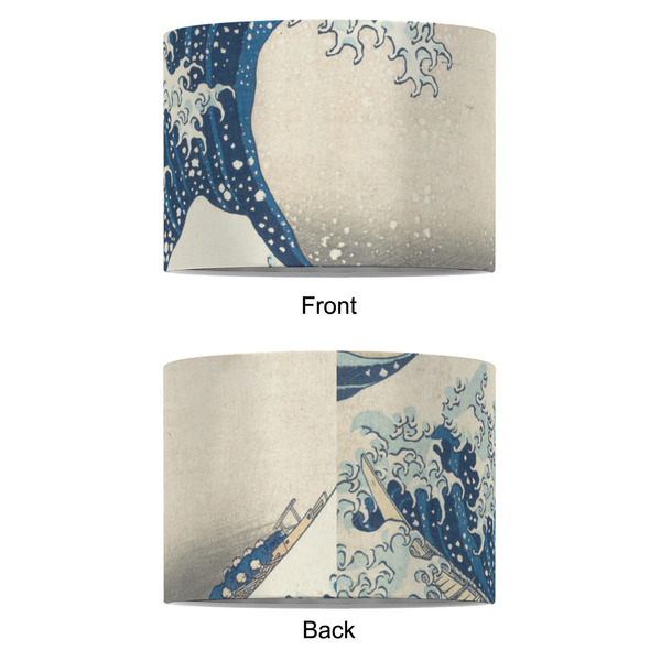 Great Wave off Kanagawa 8" Drum Lampshade - APPROVAL (Fabric)