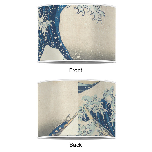Great Wave off Kanagawa 8" Drum Lampshade - APPROVAL (Poly Film)