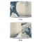 Great Wave off Kanagawa 8" Drum Lampshade - APPROVAL (Poly Film)
