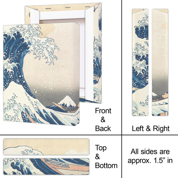 Great Wave off Kanagawa 8x10 - Canvas Print - Approval