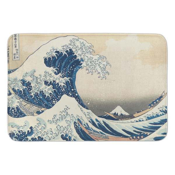 Custom Great Wave off Kanagawa Anti-Fatigue Kitchen Mat