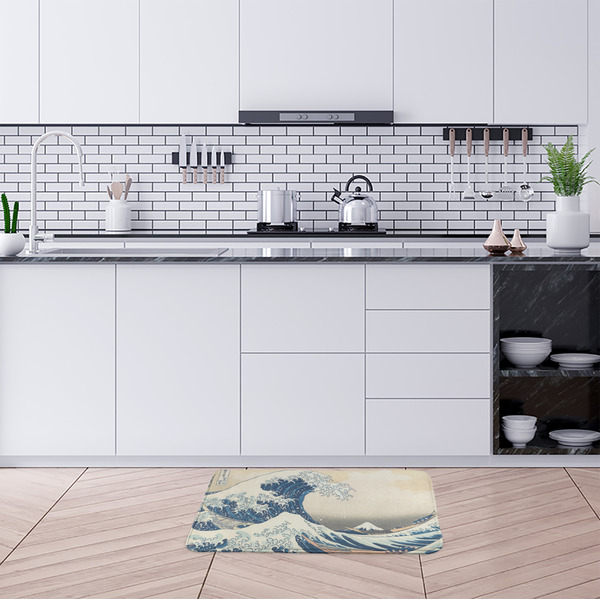Great Wave off Kanagawa Anti-Fatigue Kitchen Mats - LIFESTYLE