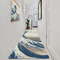 Great Wave off Kanagawa Area Rug Sizes - In Context (vertical)