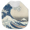 Great Wave off Kanagawa Jersey Knit Baby Bib