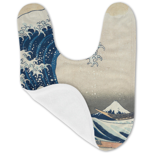 Great Wave off Kanagawa Baby Bib - AFT folded