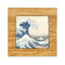 Great Wave off Kanagawa Bamboo Trivet with 6" Tile - FRONT