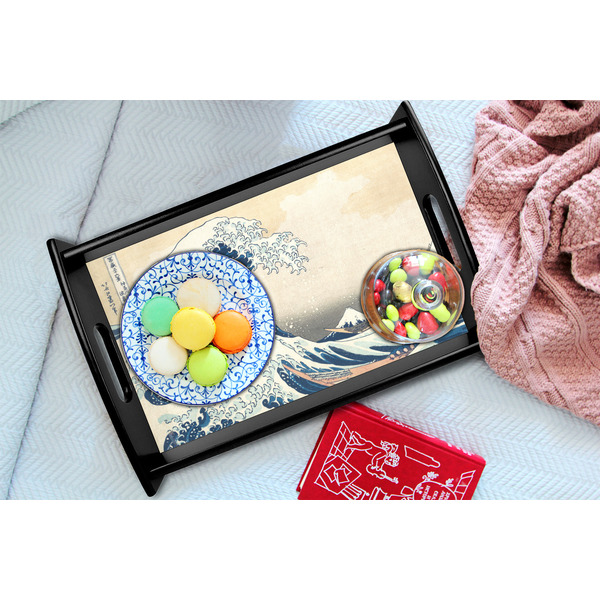 Great Wave off Kanagawa Black Tray - Lifestyle (UPDATED)
