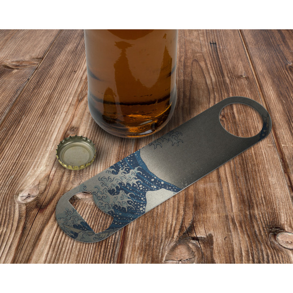 Great Wave off Kanagawa Bottle Opener - In Use