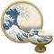 Great Wave off Kanagawa Cabinet Knob - Gold - Multi Angle