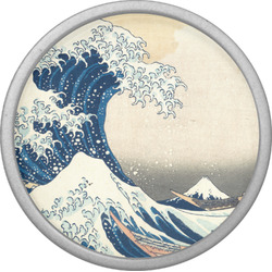 Great Wave off Kanagawa Cabinet Knob (Silver)