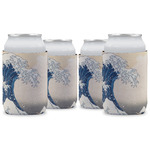 Great Wave off Kanagawa Can Cooler (12 oz) - Set of 4