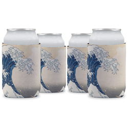 Great Wave off Kanagawa Can Cooler (12 oz) - Set of 4