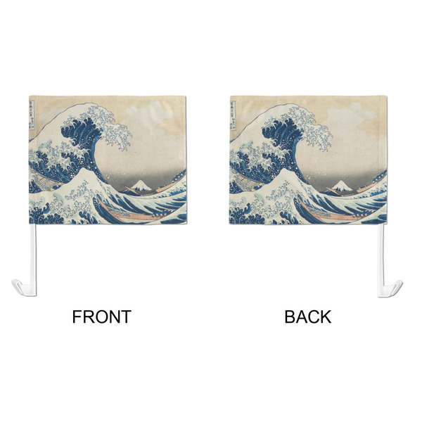 Great Wave off Kanagawa Car Flag - Large - APPROVAL