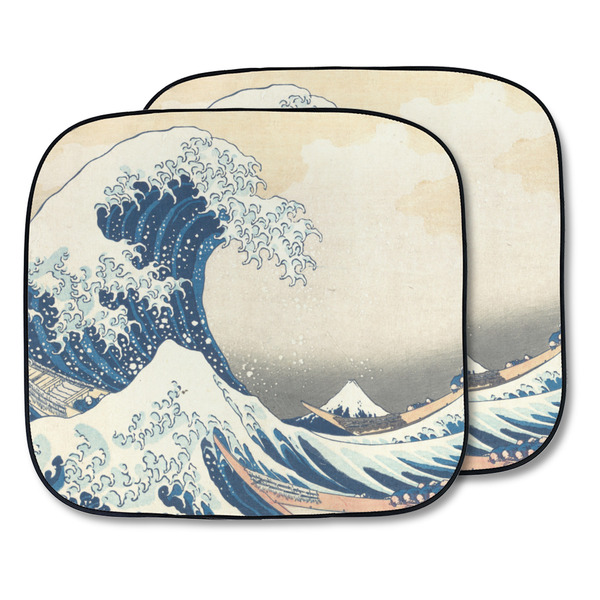 Custom Great Wave off Kanagawa Car Sun Shade - Two Piece