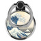 Great Wave off Kanagawa Cell Phone Ring Stand & Holder - Front (Collapsed)