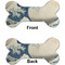 Great Wave off Kanagawa Ceramic Flat Ornament - Bone Front & Back (APPROVAL)