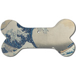 Great Wave off Kanagawa Ceramic Dog Ornament - Front