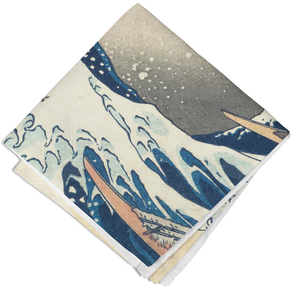 Custom Great Wave off Kanagawa Cloth Napkin