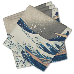 Great Wave off Kanagawa Cloth Cocktail Napkins - Set of 4