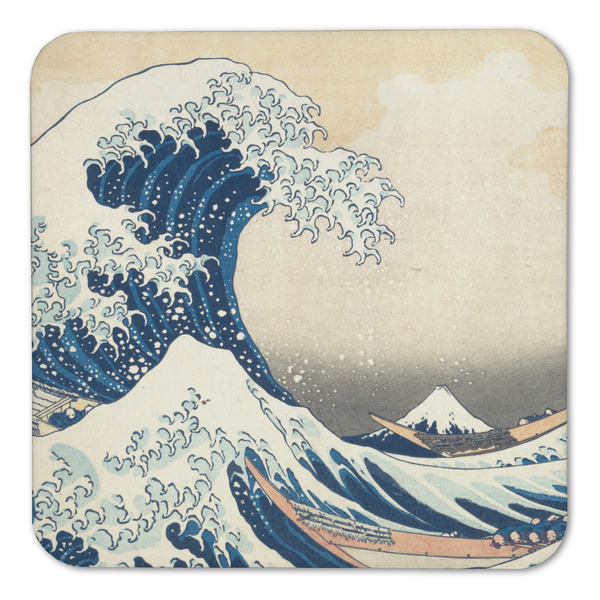 Great Wave off Kanagawa Coaster Set - FRONT (one)