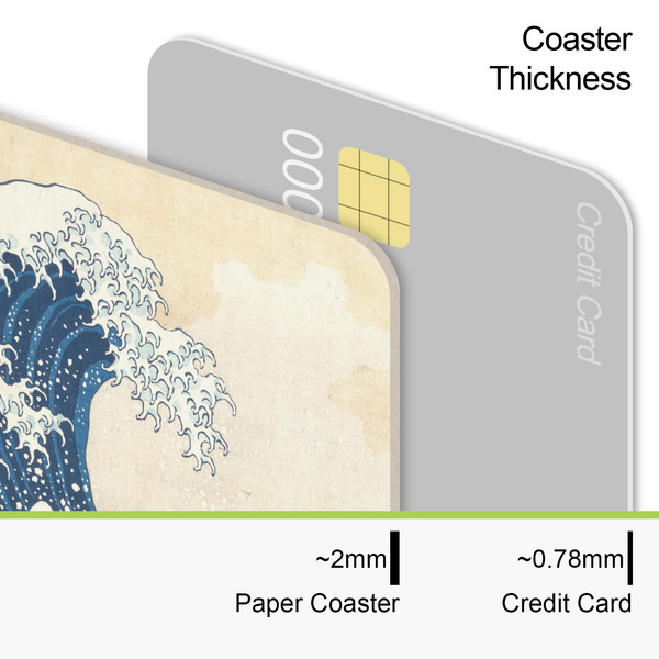 Great Wave off Kanagawa Coaster Thickness