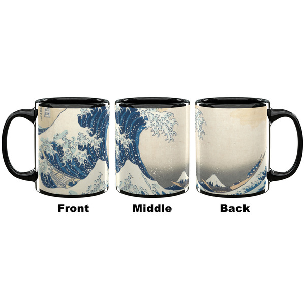 Great Wave off Kanagawa Coffee Mug - 11 oz - Black APPROVAL