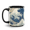 Great Wave off Kanagawa Coffee Mug - 11 oz - Black
