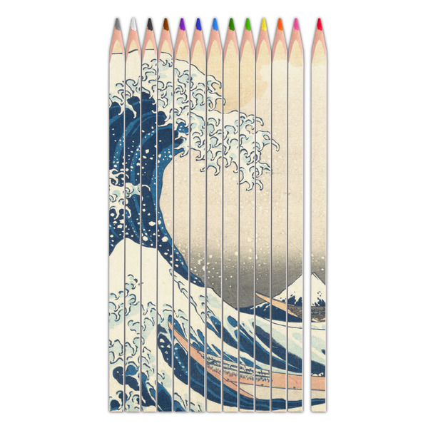 Custom Great Wave off Kanagawa Colored Pencils