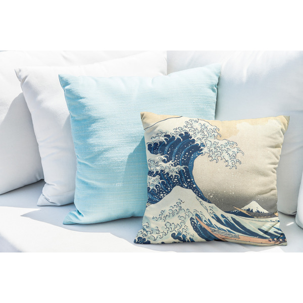 Great Wave off Kanagawa Decorative Pillow Case - LIFESTYLE 2