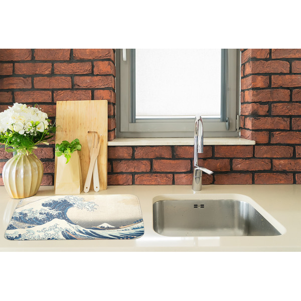 Great Wave off Kanagawa Dish Drying Mat - LIFESTYLE 2