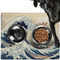 Great Wave off Kanagawa Dog Food Mat - Large LIFESTYLE