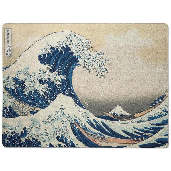 Great Wave off Kanagawa Dog Food Mat - Medium without bowls