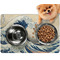 Great Wave off Kanagawa Dog Food Mat - Small