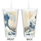Great Wave off Kanagawa Double Wall Tumbler with Straw - Approval