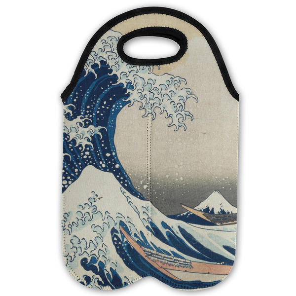 Great Wave off Kanagawa Double Wine Tote - Flat (new)
