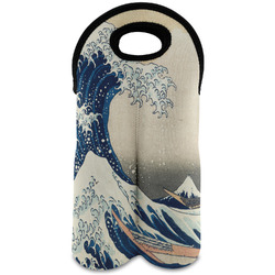 Great Wave off Kanagawa Wine Tote Bag (2 Bottles)