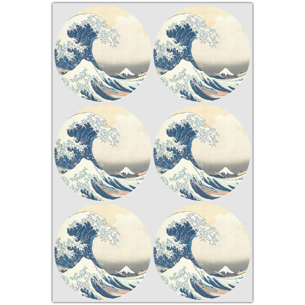 Great Wave off Kanagawa Drink Topper - Large - Set of 6