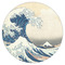 Great Wave off Kanagawa Drink Topper - Medium - Single