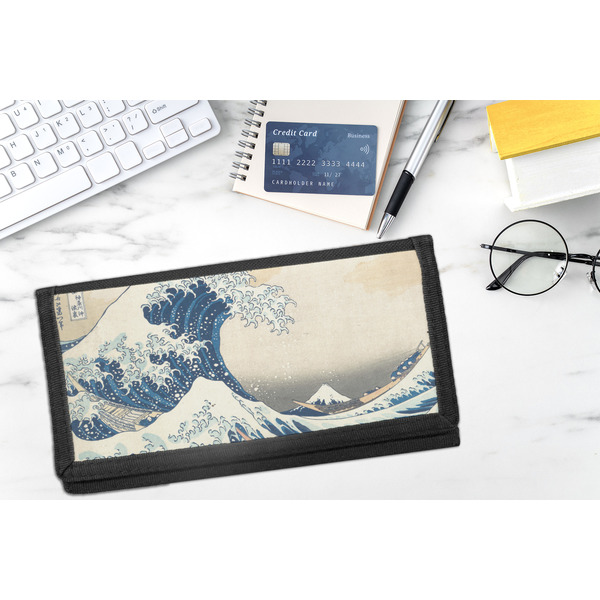 Great Wave off Kanagawa DyeTrans Checkbook Cover - LIFESTYLE