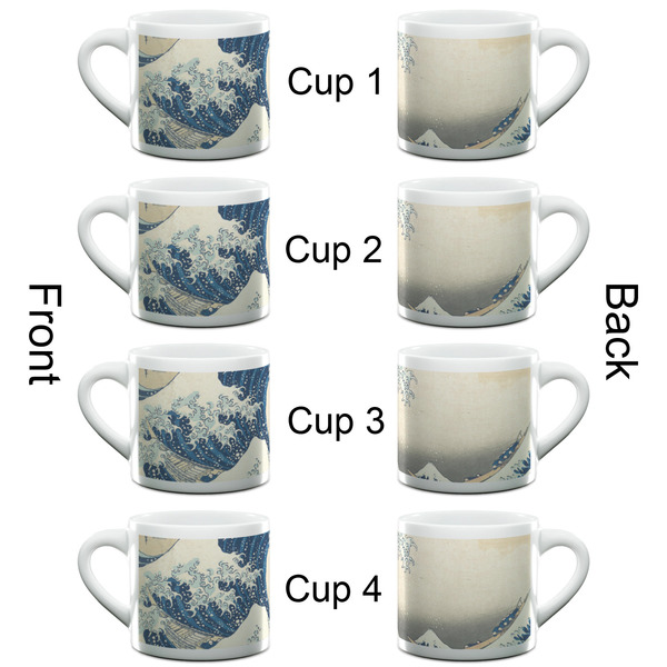 Great Wave off Kanagawa Espresso Cup - 6oz (Double Shot Set of 4) APPROVAL