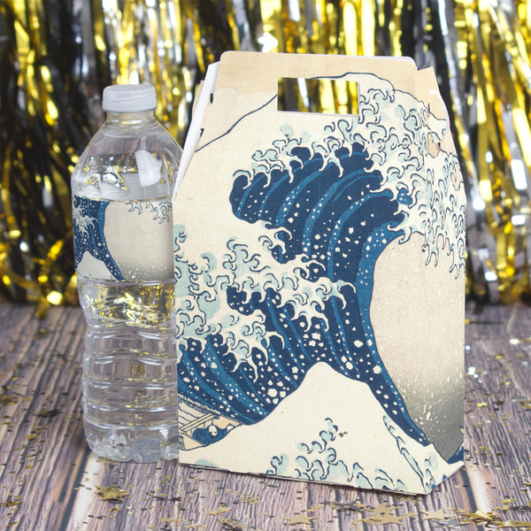 Great Wave off Kanagawa Gable Favor Box - In Context