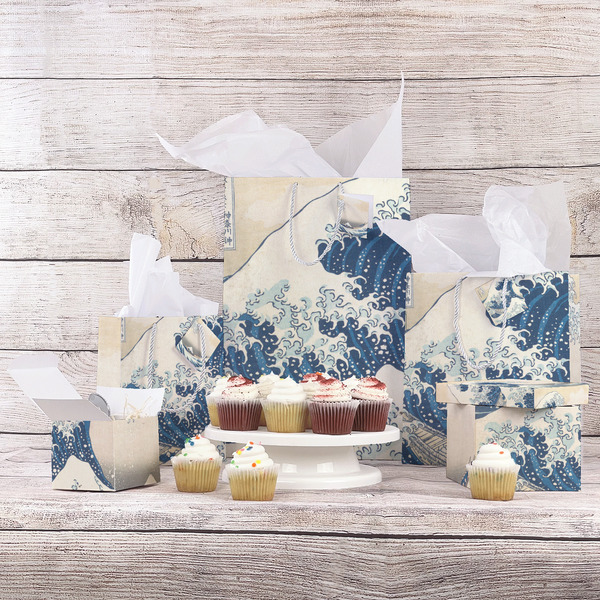 Great Wave off Kanagawa Gift Bags - In Context